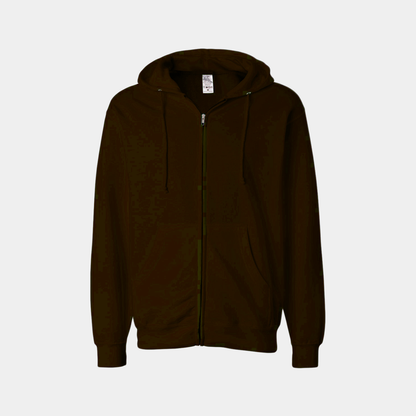 Slim Fit Full-Zip Hoodie